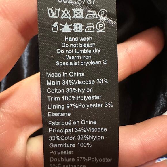 CITY CHIC Women's Pippa Lace Dress Size M In Navy - Picture 12 of 13